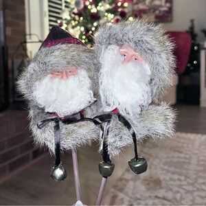 Santa Claus 🎅🏻 Christmas Tree Picks, bundle of 2‎